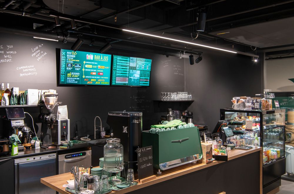 Spot LED SLV NUMINOS XS 1×8.7W 730lm 940 40° DALI 48V AD Ø50mm noir/blanc