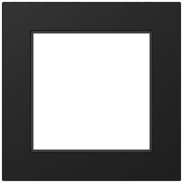 Cadre de recouvrement SIDUS 1×1 noir