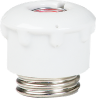 Sicherungskopf spezial KIII E33 weiss mit Prüfloch