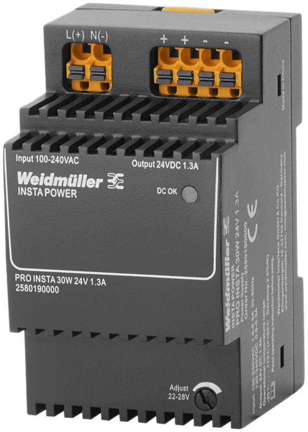 Alimentazione commutazione Weidmüller Connect Power PRO INSTA 30W 24V 1.3A