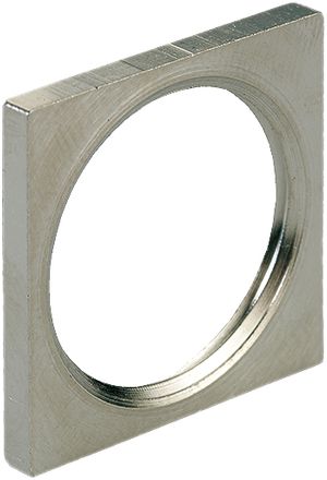 Gegenmutter 4-kant AGRO M32 Messing vernickelt