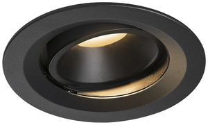 LED-Downlight SLV NUMINOS MOVE M 17.5W 1460lm 2700K 40° DIM Ø135×81mm sz/sz