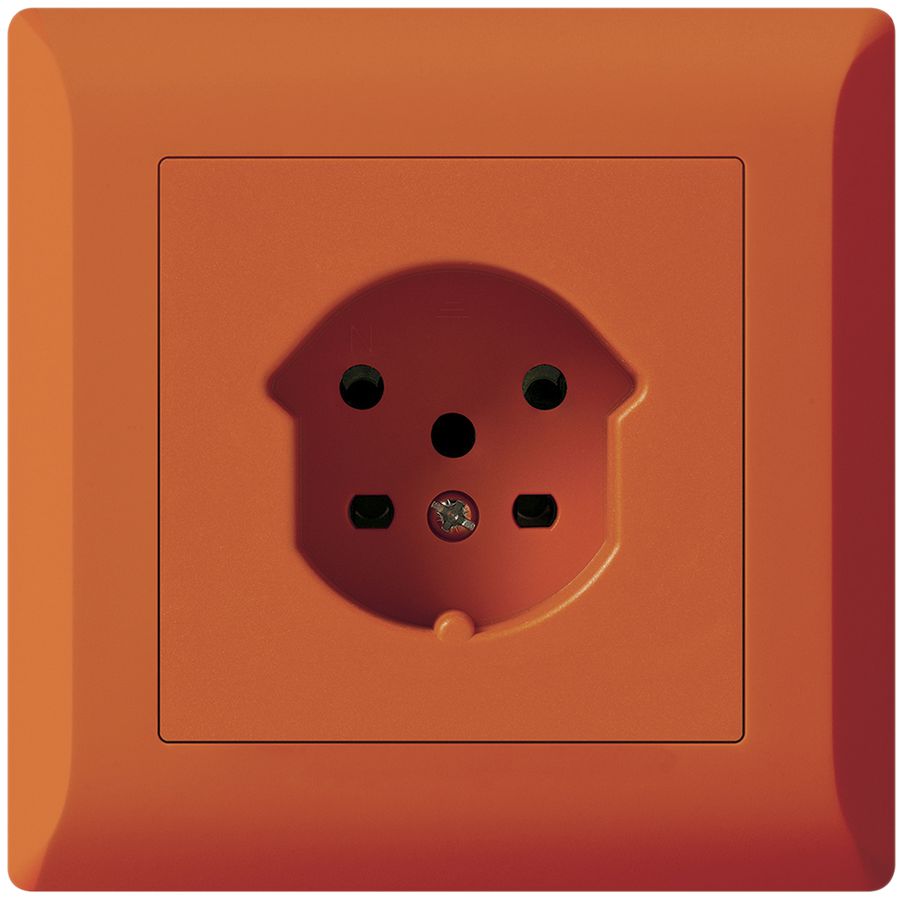 UP-Steckdose HA kallysto.line Typ 15 mit Steckklemmen orange