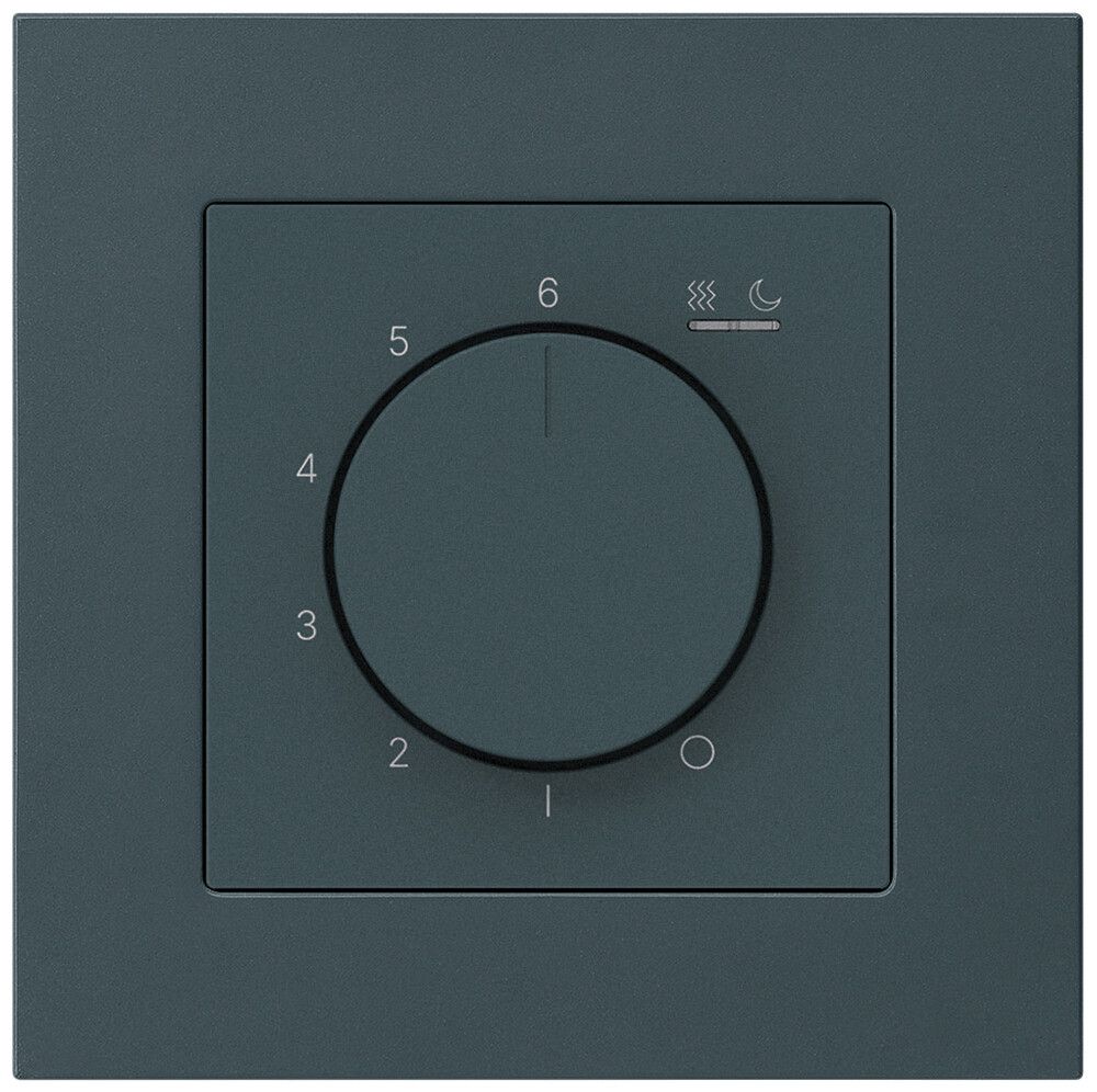 UP-Raumthermostat kallysto.pro An/Aus 230VAC 16A 94×94mm anthrazit