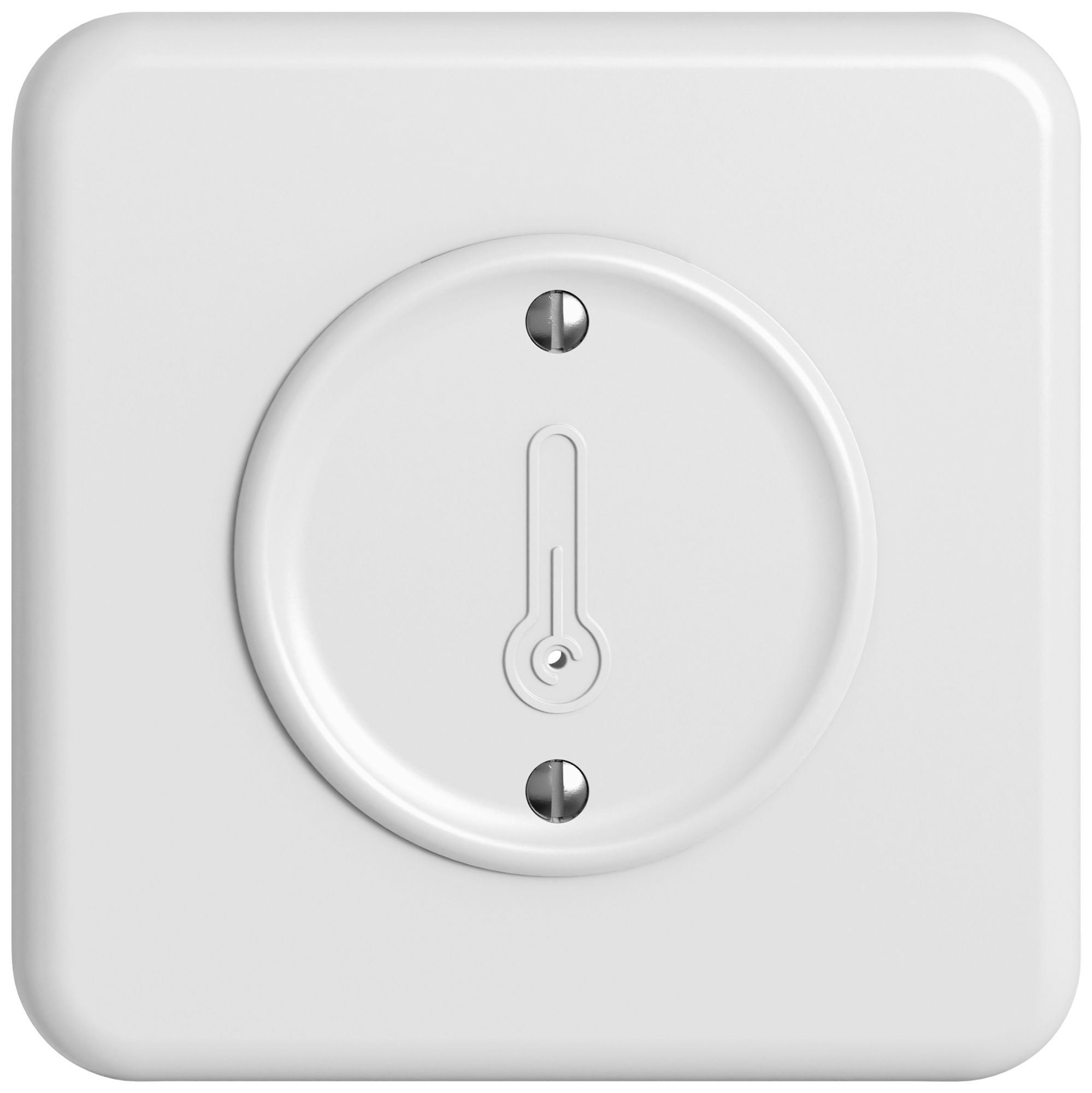 UP-Abdeckset STANDARDdue Wiser für Raumtemperatursensor 90×90mm ws