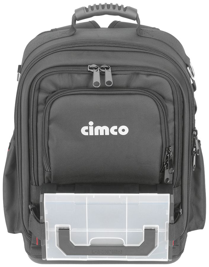 Werkzeugrucksack Cimco Ergo-XL30 PET 220×480×380mm schwarz