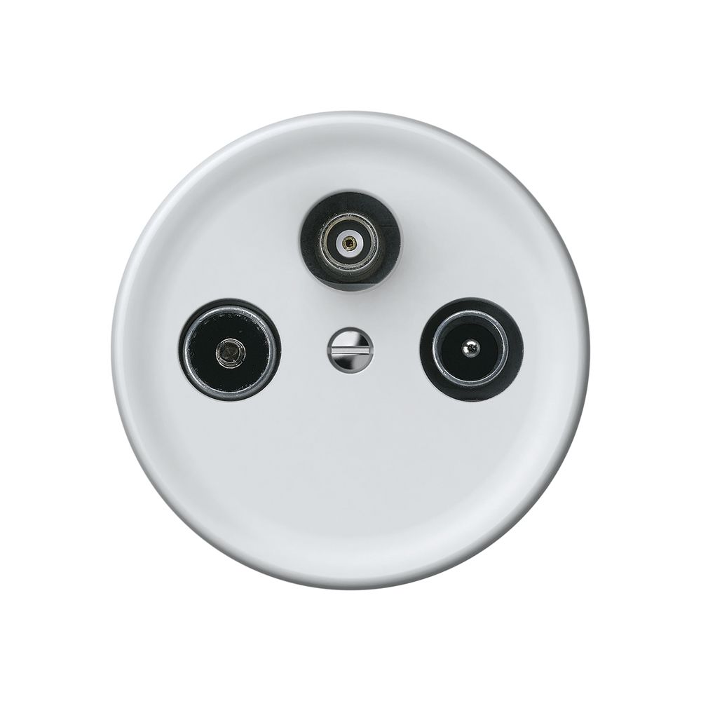 Prise antenne TV-R-SAT origin prise de passage 5.5dB blanc