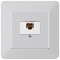 Presa di raccordo INC kallysto.trend 1×RJ45u grigio chiaro