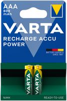 Akku VARTA Ready To Use NiMH HR03/AAA, 0.8Ah Blister à 2 Stück