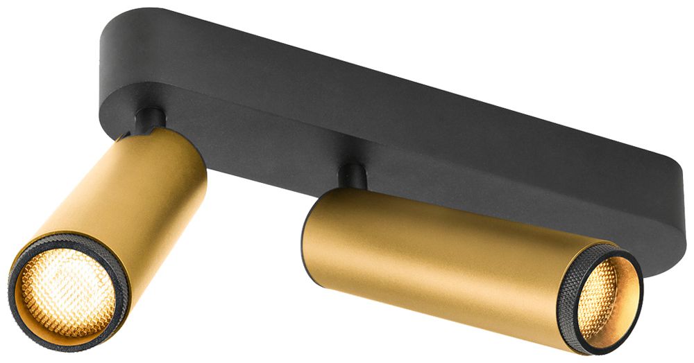 Spot LED SLV GRIP SPOT M 28W 1520lm 3000K WB REG 274×147×106mm nero/oro