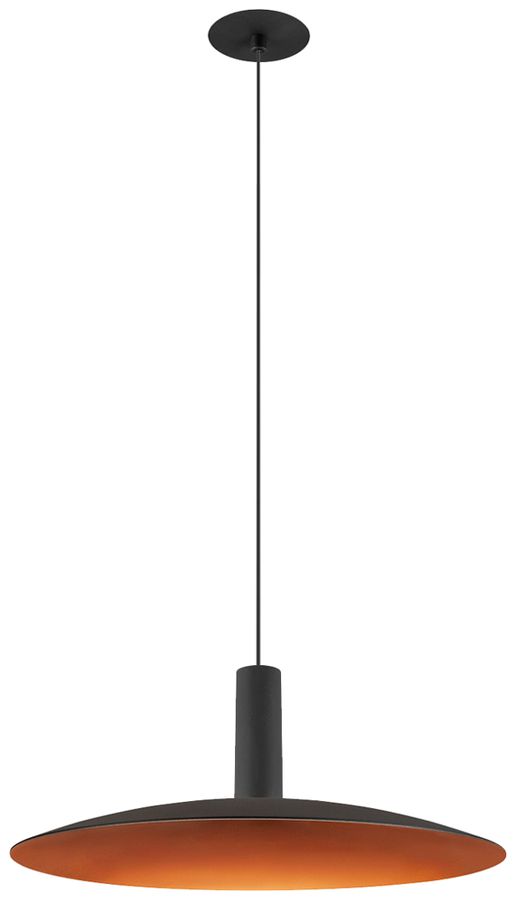 LED-Pendelleuchte SLV LALU ELYPSE 10W 650lm 2700…3000K DIM Ø330×135mm schwarz