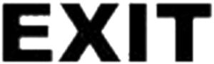 Piktogramm für LED Exit