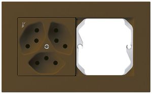 Combinaison ENC kallysto.pro grd.I-I horizontale 3×type 13S+vide brun