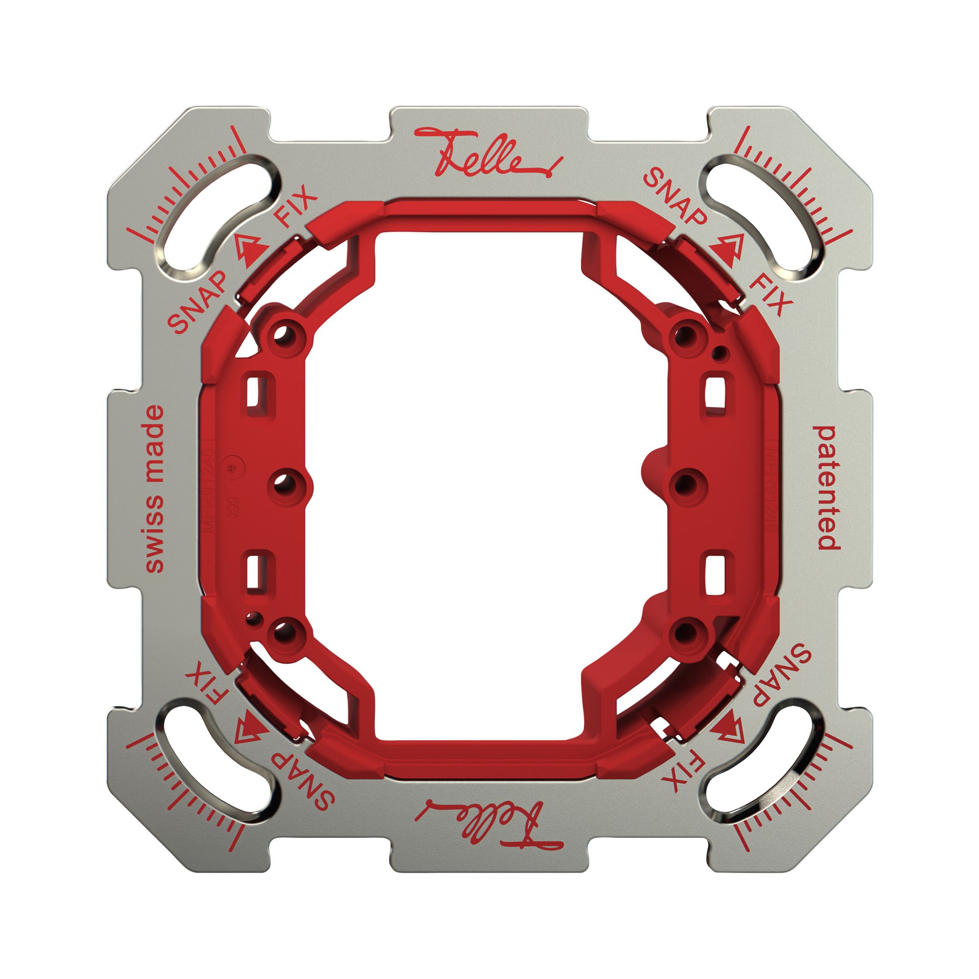 Adaptateur de montage ENC Feller UNI SNAPFIX® pour version bornes à enficher