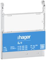 Bezeichnungsschildhalter Hager FV+ 121×99×14mm weiss DIN1