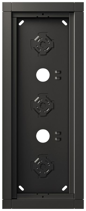 Boîtier AP Siedle 3× 132×332×36.5mm gris