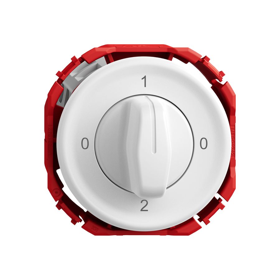 Interrupteur rotatif STANDARDdue SNAPFIX® manette commutateur 2/2L bc