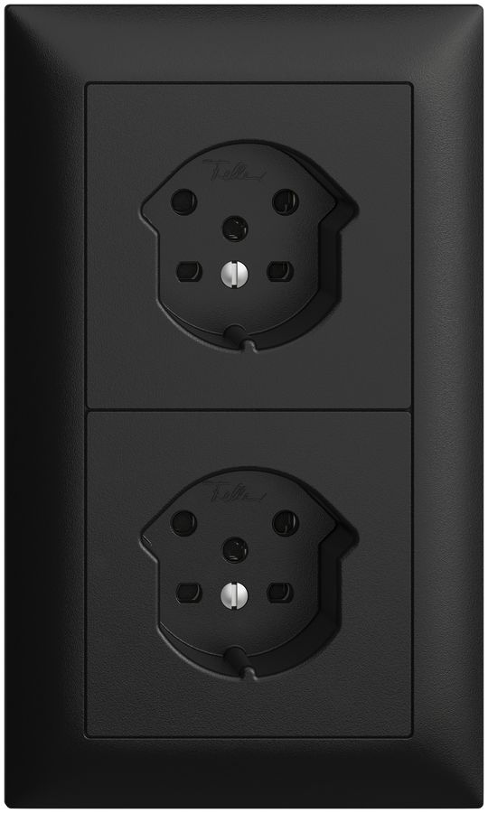 UP-Kombination I-I EDIZIOdue 2×T15 schwarz