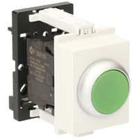 Poussoir AMD K&N, 1F/1O 6A, 2UM, calotte vert