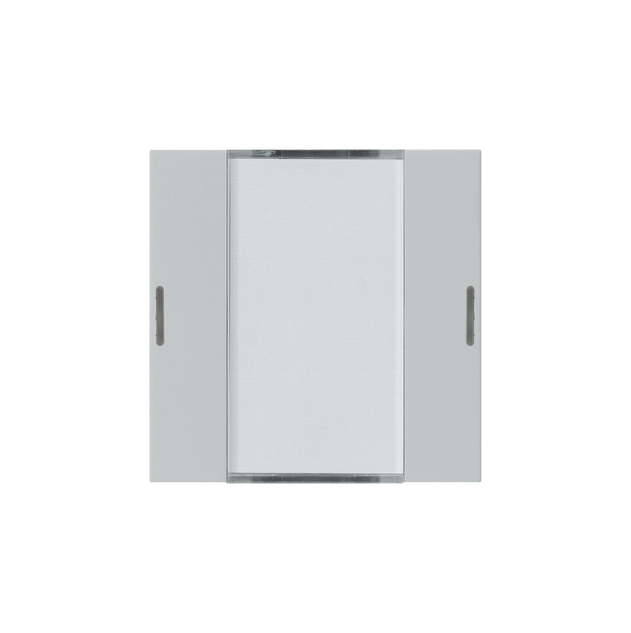 Frontset Hager kallysto LED 2×KNX systemlink/easylink hellgrau