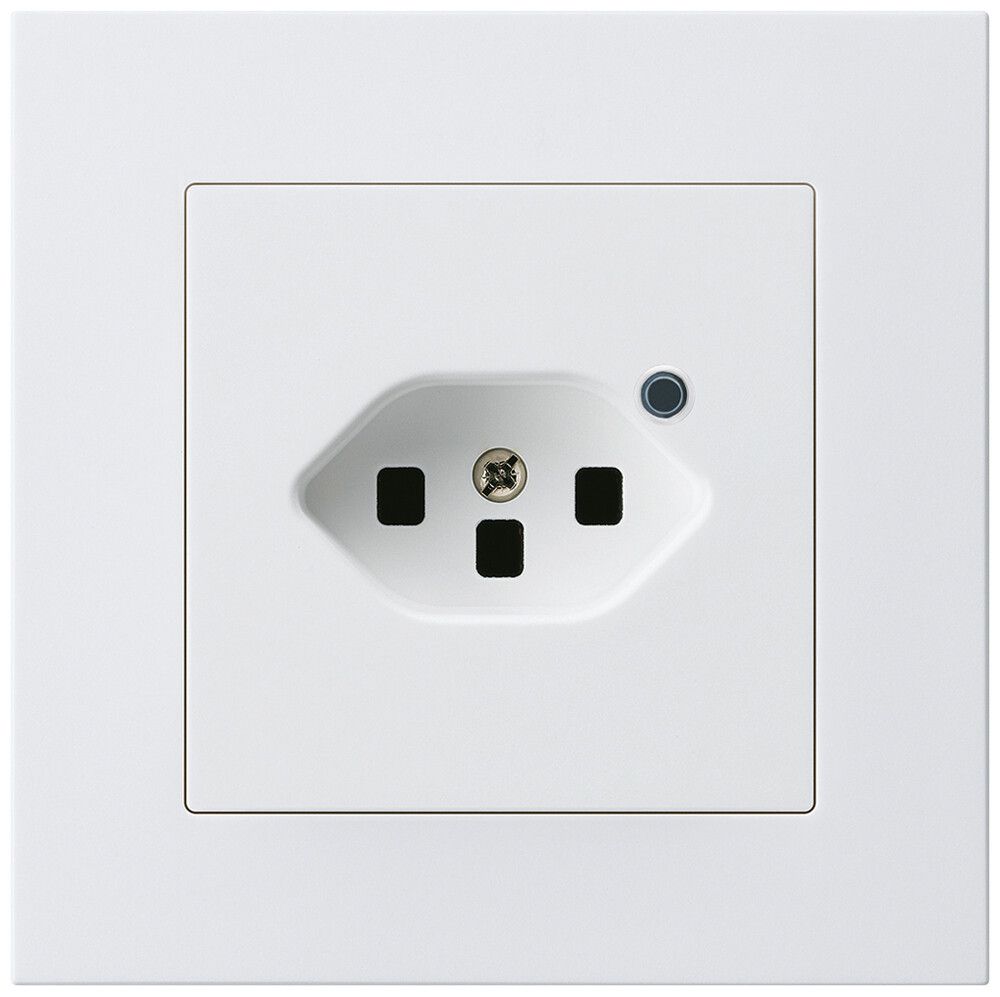 Presa INC Hager kallysto.pro 1×T23 illuminato C bianco ultra