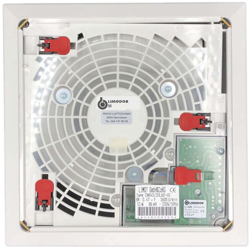 Gebläseeinheit LIMODOR M-60/40 230V 40/60m³/h 6/11W Ø80mm IPX5