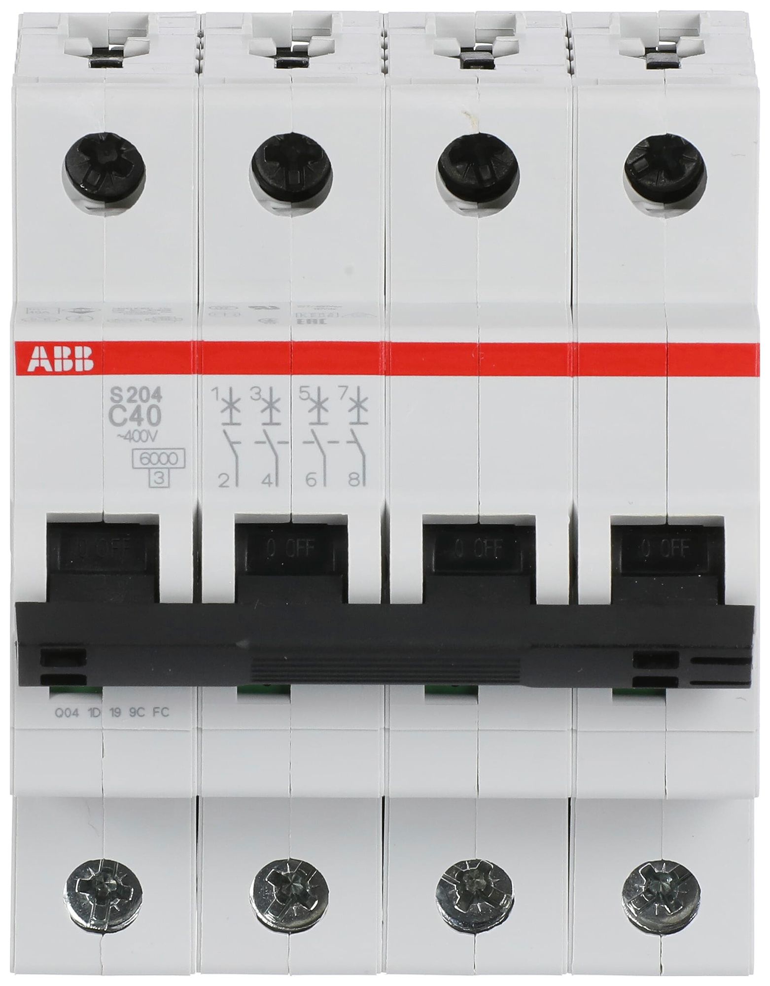 Leitungsschutzschalter ABB S204-C40 40A C 6kA