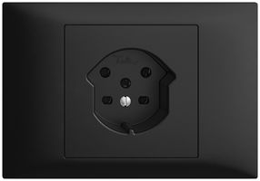 EB-Steckdose EDIZIOdue BKE T15 schwarz