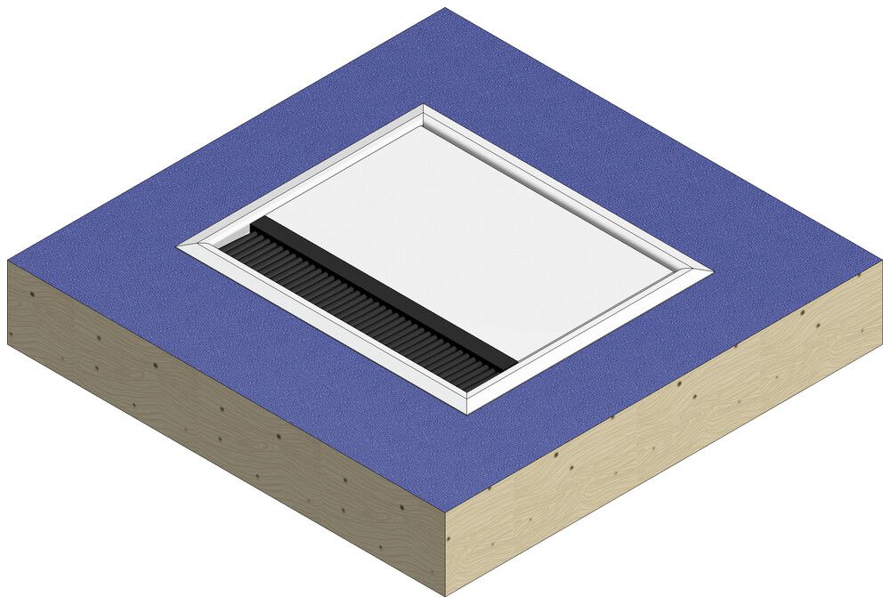 Bodendurchführung DAK 200×170×25mm Aluminium