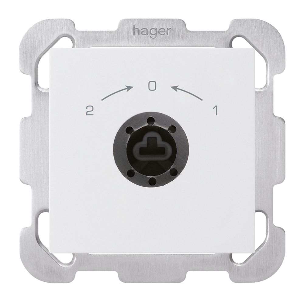 Contact pivotant ENC 1->0<-2 blanc kallysto pour serrure s.cyl.