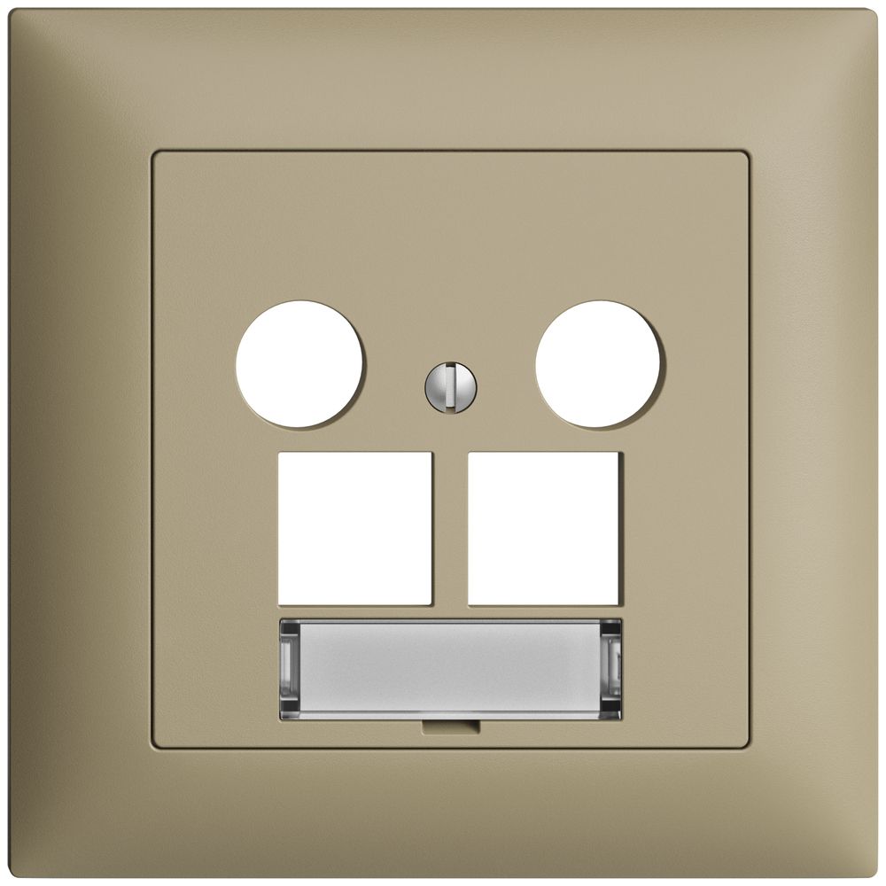 Kit de recouvrement ENC Edue FMI, p.prise multimédia EASYNET, p.2×RJ45 S-One, sa