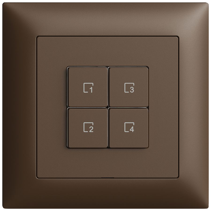 Commande pour poussoir scènes ENC EDIZIOdue Wiser 4 scènes 4t cof