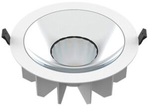 Downlight LED SLV DOWNLIGHT P230 20W 2130…4670lm 3000K IP54 WB Ø200mm blanc