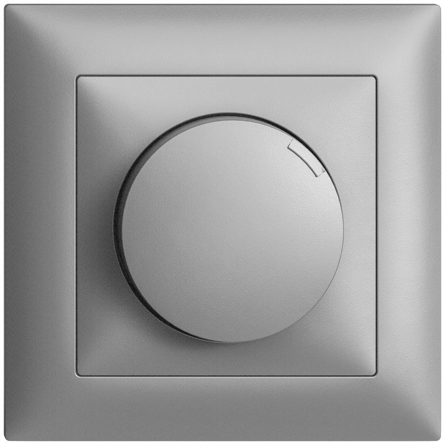 UP-LED-Universal-Drehdimmer EDIZIOdue FMI, 4…200W/400W/VA silver
