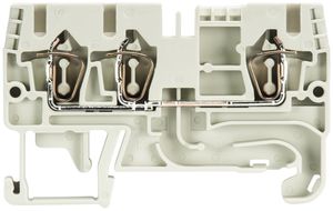 Durchgangs-Reihenklemme WKFN 0.13…4mm² 24A 800V 3×Federz.1 Et.Hutschiene TH35 gr