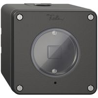 AP-Druckschalter 1K/1T NEVO Wiser schwarz