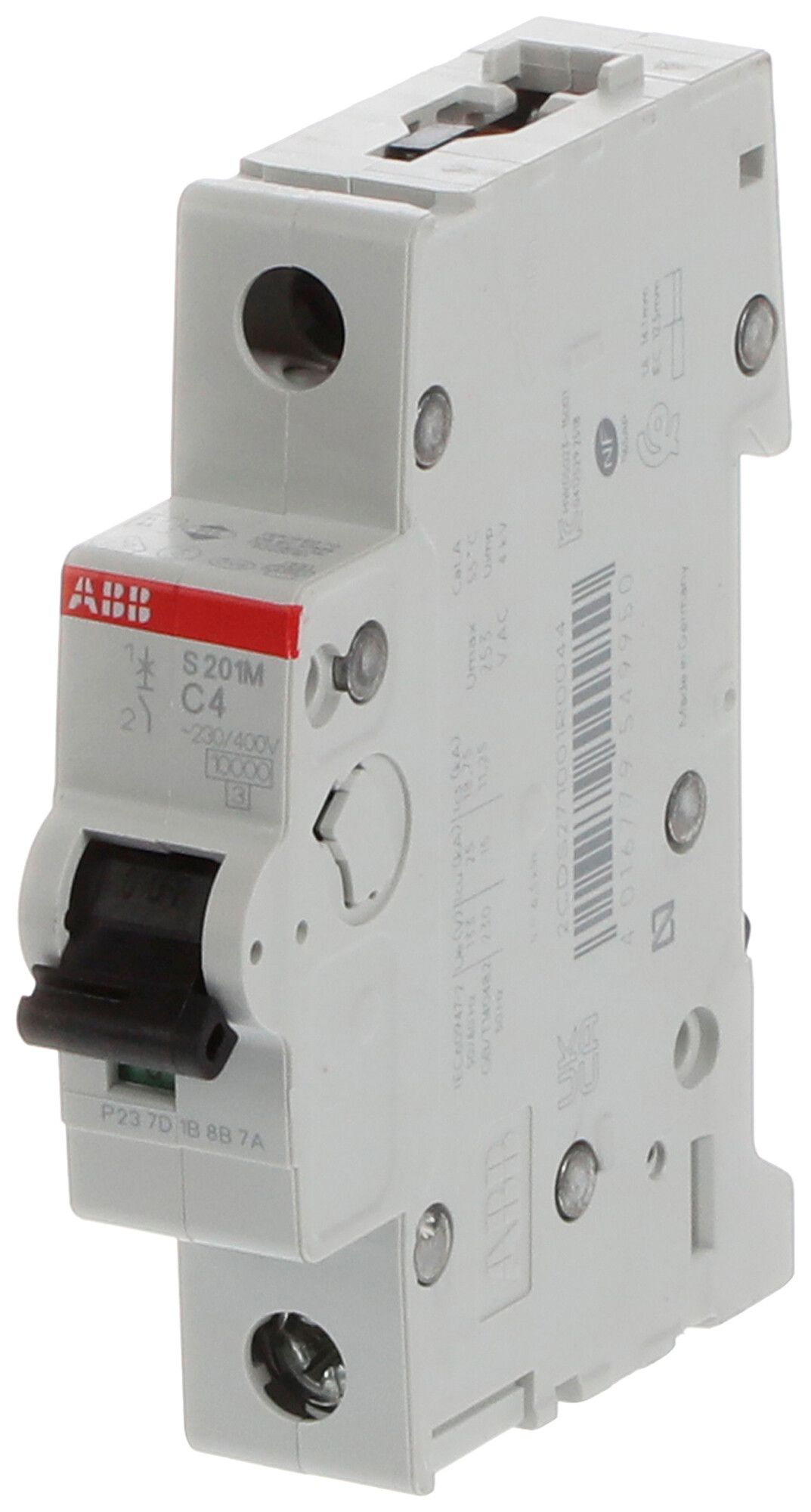 Leitungsschutzschalter ABB S201M-C4 4A C 10kA