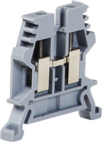 Durchgangs-Reihenklemme Woertz 0.5…2.5mm² 24A 1000V Schraubanschluss 2×1 TH35 gu