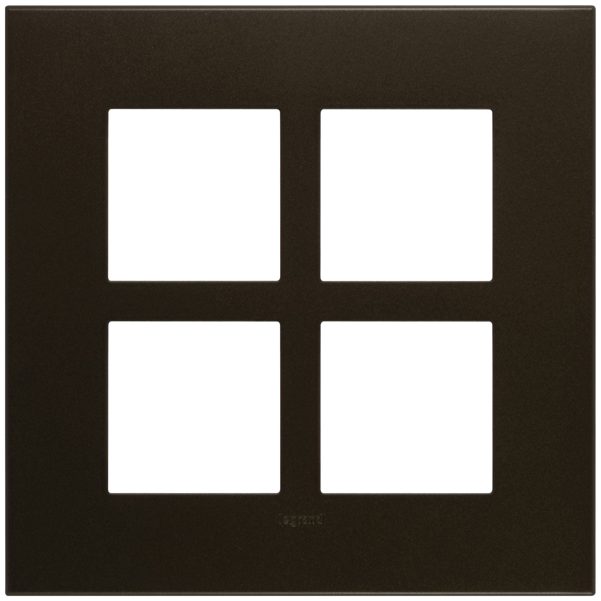 Telaio di copertura ATO 2×2 modulo, dark bronze
