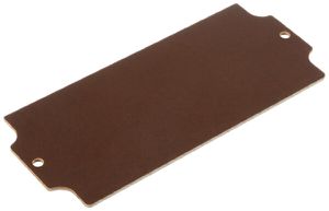 Plaque de montage Weidmüller POK MOPL 64×148.5×1.5mm tôle d'acier zinguée
