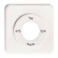Kit frontal 0-Tag-0-Nacht blanc pour interrupteur rotatif à clé