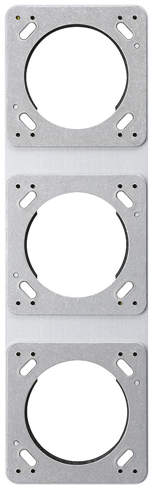 UP-Montageplatte robusto 3×1 aluminium