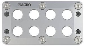 Mehrfachdurchführung AGRO MCE Alu S02 8 Löcher 7.5…10mm Aluminium
