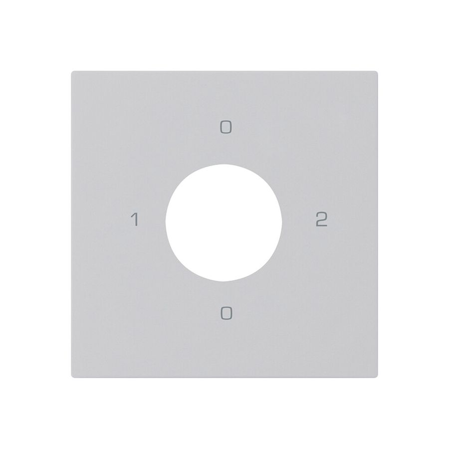 Kit frontal pour interrupteur à clé S2 60×60mm kallysto 0-1-0-2 gris clair