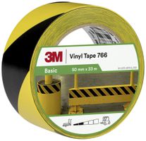 Klebeband 3M 766i 50mm×33m×0.12mm gelb/schwarz
