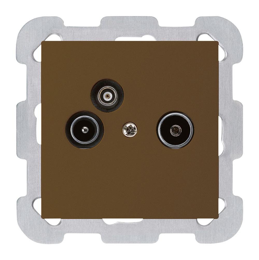 UP-Antennendose R/TV-Daten kallysto B 19dB braun