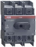 Lasttrennschalt. ABB 125A/400V 3L, AC22A hellgrau