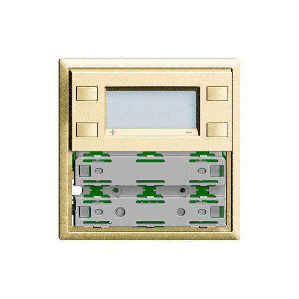 RTH-Frontplatte KNX 1…4×EDIZIOdue vanille, mit LED RGB