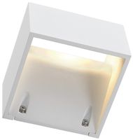 LED-Wandleuchte SLV LOGS WALL, 6W 650lm 3000K IP44 weiss