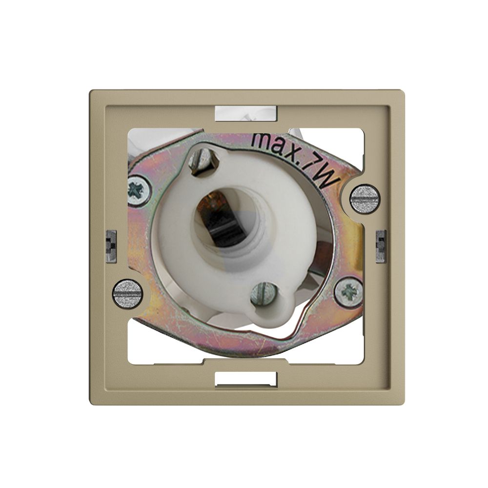 UP-Signallampe EDIZIOdue sand 7W ohne flache Kalotte